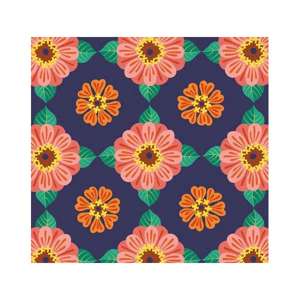 Free Spirit Patchwork Cotton - Flower Dance - Zinnia Multi – Truro Fabrics