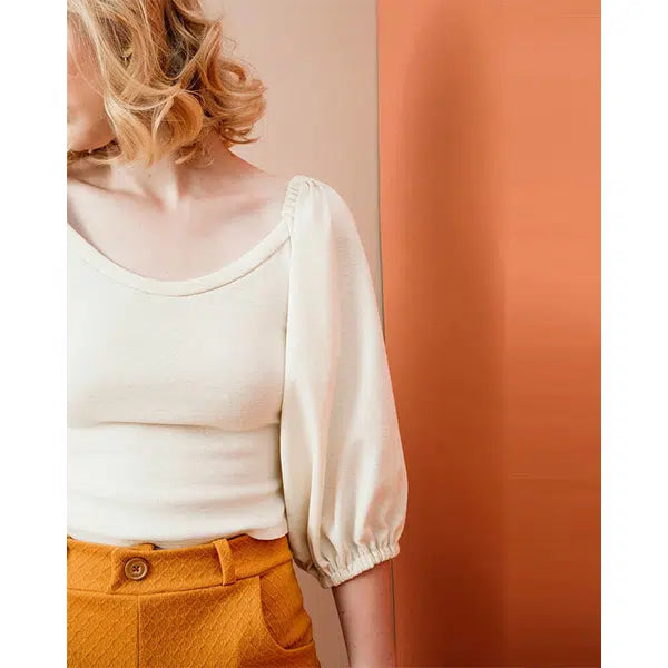 Friday Pattern Co - Paper Sewing Pattern - Adrienne Blouse – view 5 – Truro Fabrics
