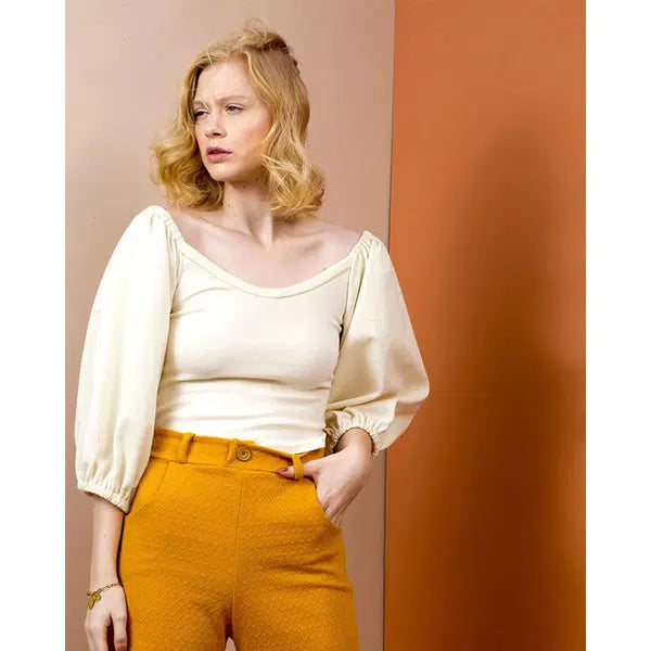 Friday Pattern Co - Paper Sewing Pattern - Adrienne Blouse – view 7 – Truro Fabrics
