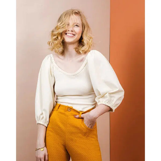 Friday Pattern Co - Paper Sewing Pattern - Adrienne Blouse – Truro Fabrics