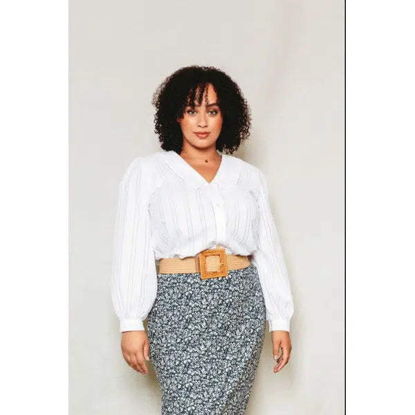 Friday Pattern Co - Paper Sewing Pattern - Patina Blouse – view 6 – Truro Fabrics