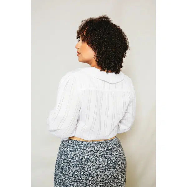 Friday Pattern Co - Paper Sewing Pattern - Patina Blouse – view 7 – Truro Fabrics