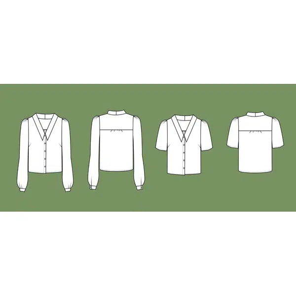 Friday Pattern Co - Paper Sewing Pattern - Patina Blouse – view 9 – Truro Fabrics