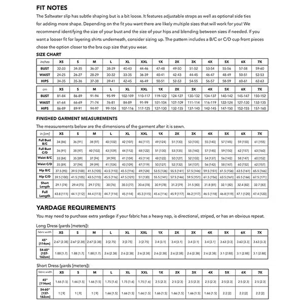Friday Pattern Co - Paper Sewing Pattern - Saltwater Slip Dress – view 2 – Truro Fabrics