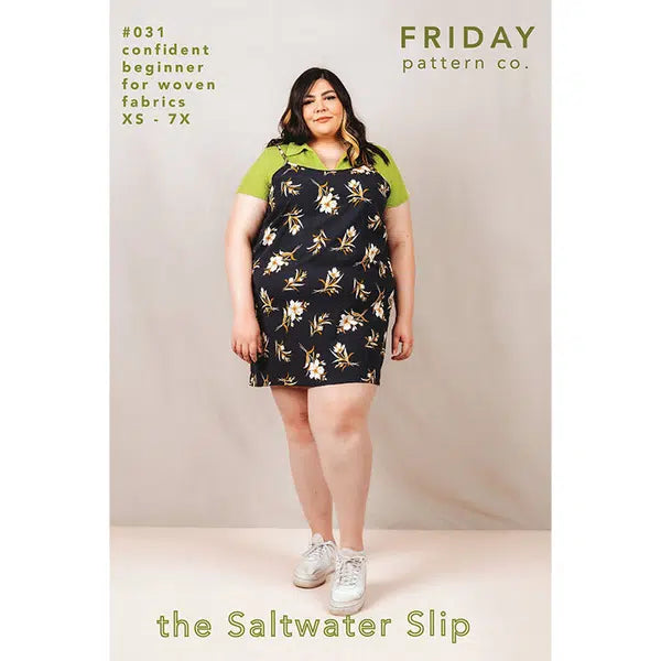 Friday Pattern Co - Paper Sewing Pattern - Saltwater Slip Dress – view 3 – Truro Fabrics