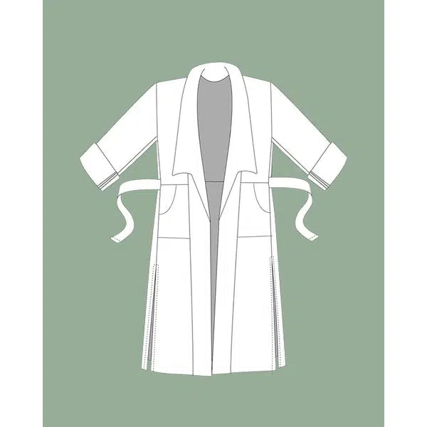 Friday Pattern Co - Paper Sewing Pattern - The Cambria Duster Jacket – view 3 – Truro Fabrics