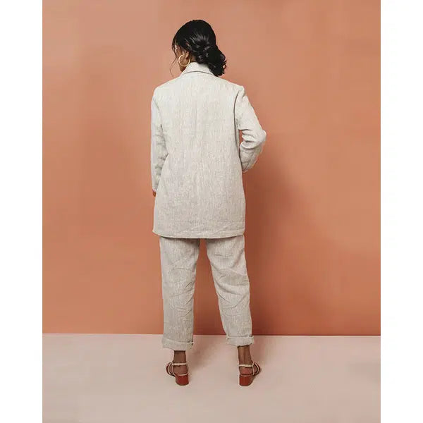 Friday Pattern Co - Paper Sewing Pattern - The Heather Blazer – view 3 – Truro Fabrics
