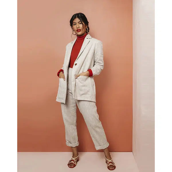 Friday Pattern Co - Paper Sewing Pattern - The Heather Blazer – Truro Fabrics