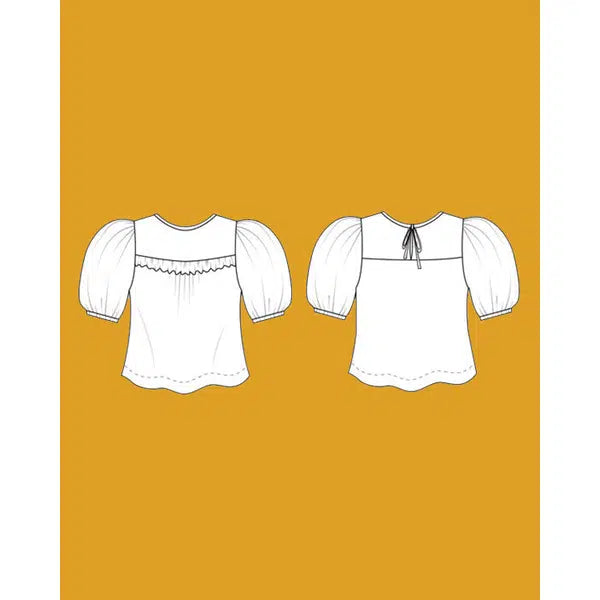 Friday Pattern Co - Paper Sewing Pattern - The Sagebrush Top – view 5 – Truro Fabrics