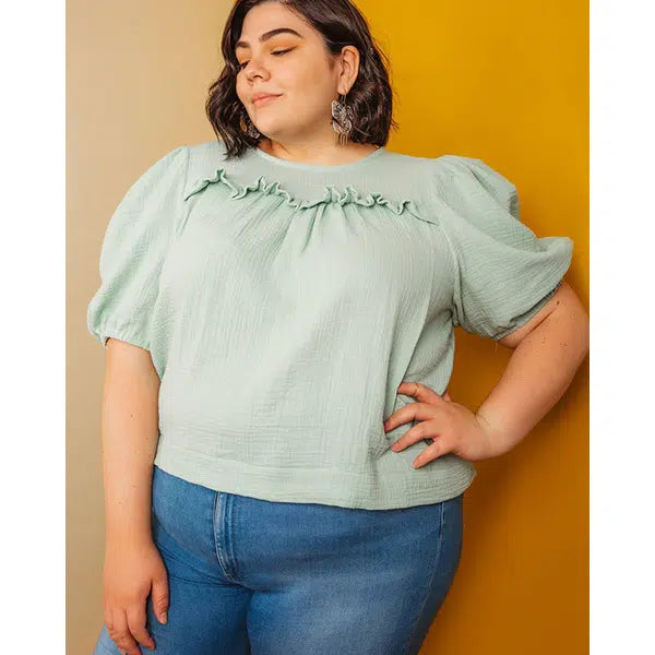 Friday Pattern Co - Paper Sewing Pattern - The Sagebrush Top – view 6 – Truro Fabrics