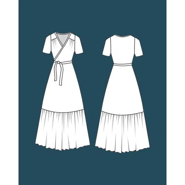 Friday Pattern Co - Paper Sewing Pattern - The Westcliff Dress – view 3 – Truro Fabrics