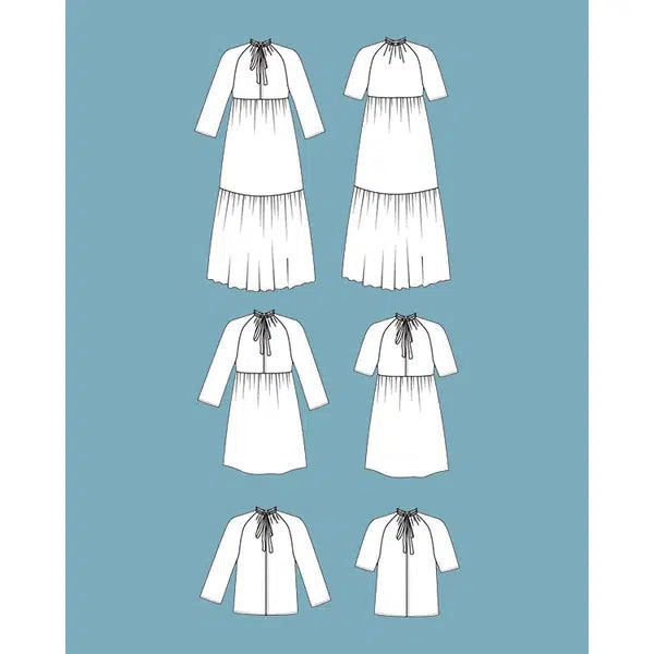Friday Pattern Co -  Paper Sewing Pattern - The Wilder Gown & Blouse – view 6 – Truro Fabrics