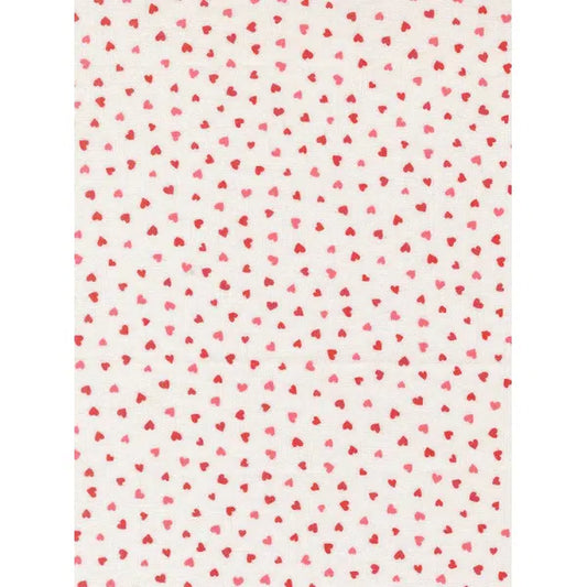 Funny Valentine - Patchwork Cotton - Tiny Hearts on Champagne – Truro Fabrics