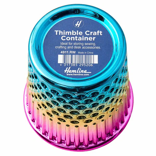 Giant Thimble Pot - Rainbow – view 2 – Truro Fabrics