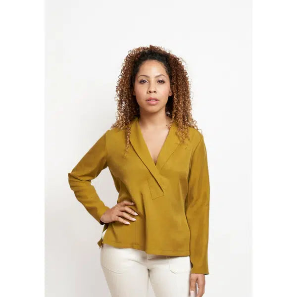 Grainline Studio - Paper Sewing Pattern - Augusta Shirt & Dress – view 6 – Truro Fabrics