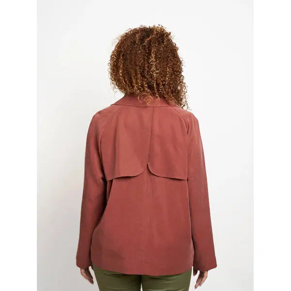 Grainline Studio - Paper Sewing Pattern - Cortland Trench – view 3 – Truro Fabrics