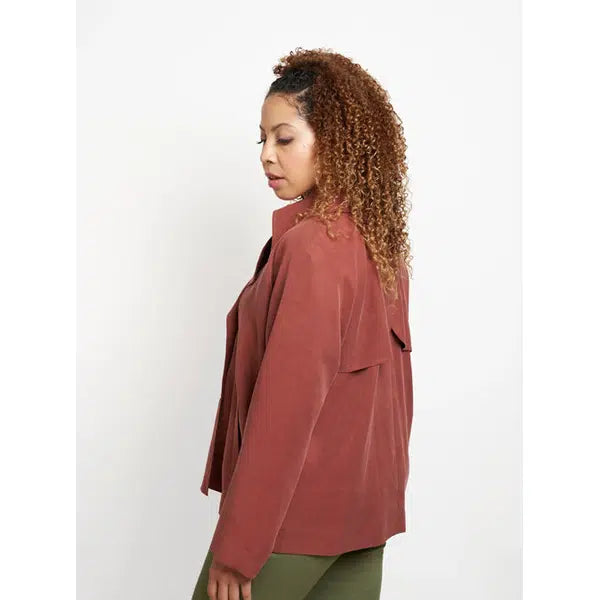 Grainline Studio - Paper Sewing Pattern - Cortland Trench – view 4 – Truro Fabrics