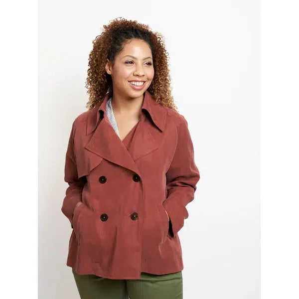 Grainline Studio - Paper Sewing Pattern - Cortland Trench – view 5 – Truro Fabrics