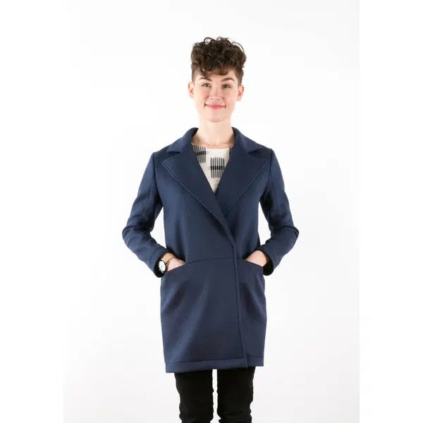 Grainline Studio - Paper Sewing Pattern - Yates Coat – view 2 – Truro Fabrics