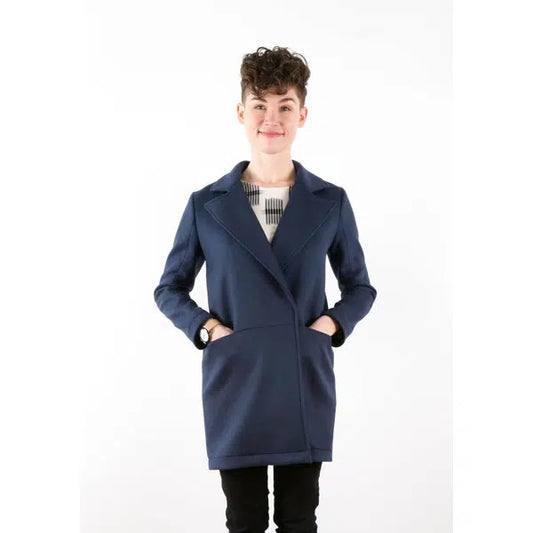 Grainline Studio - Paper Sewing Pattern - Yates Coat – view 2 – Truro Fabrics