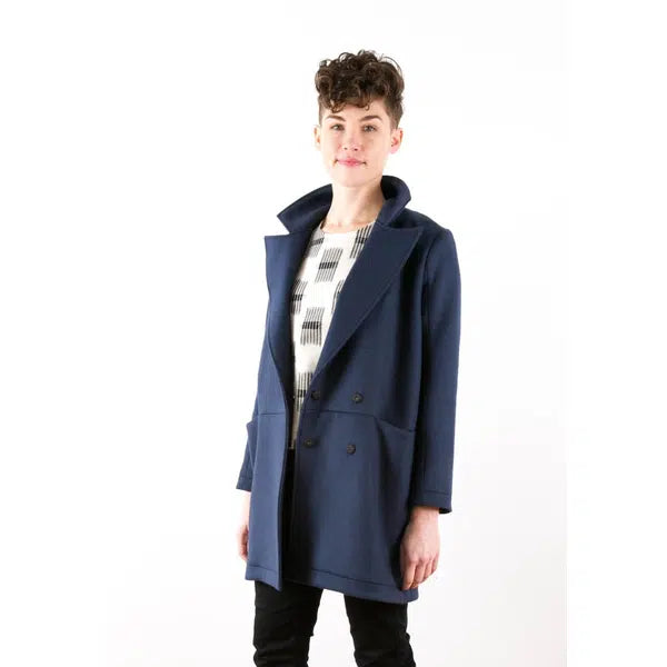 Grainline Studio - Paper Sewing Pattern - Yates Coat – view 3 – Truro Fabrics