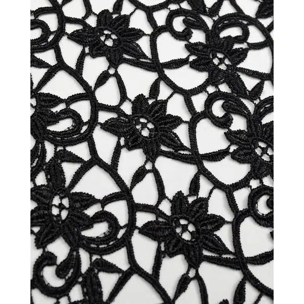 Guipure Lace Fabric - Floral Scroll – Truro Fabrics