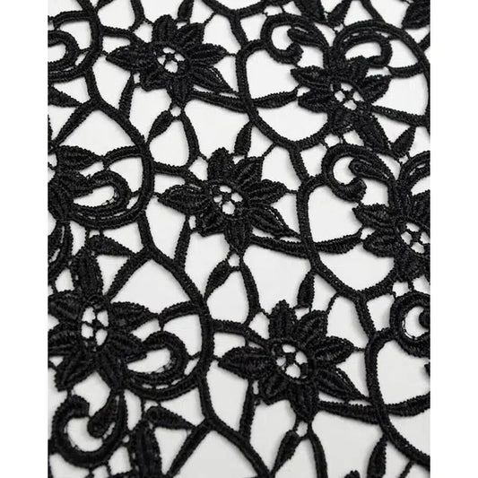 Guipure Lace Fabric - Floral Scroll – Truro Fabrics