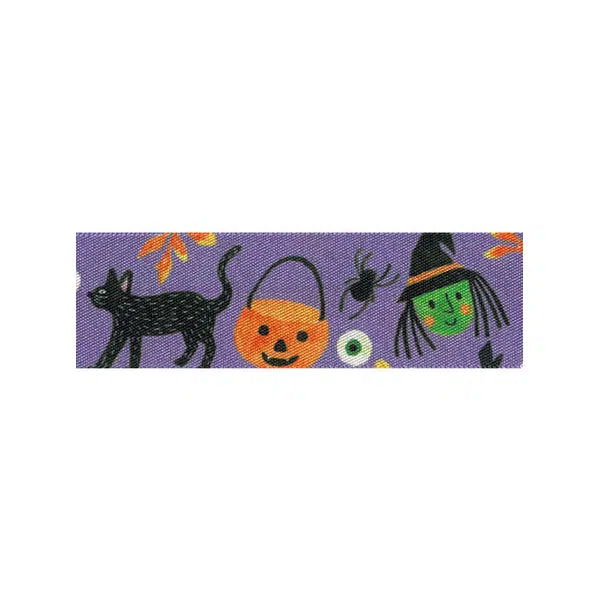 Halloween Satin Ribbon - Bewitched – view 3 – Truro Fabrics
