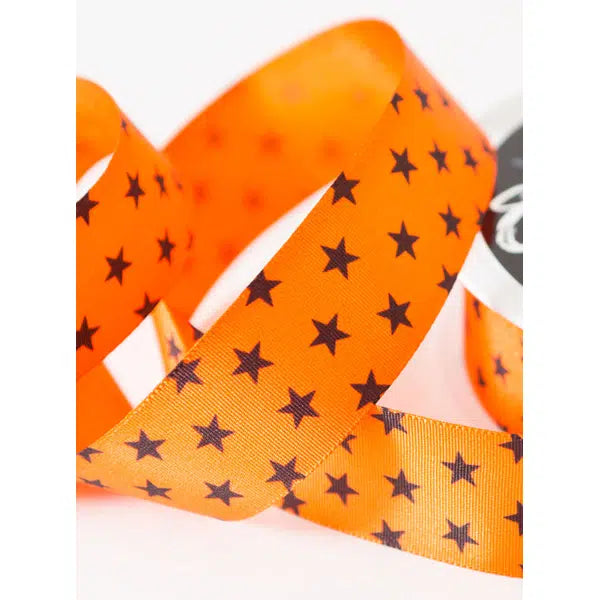 Halloween Satin Ribbon - Spellbound Stars – Truro Fabrics