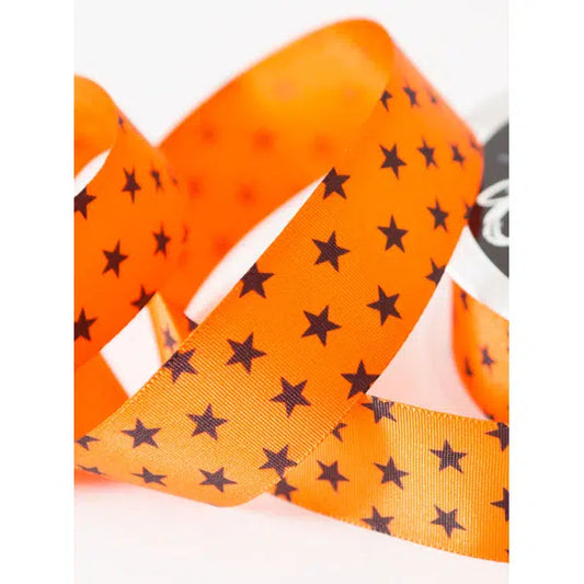 Halloween Satin Ribbon - Spellbound Stars – Truro Fabrics