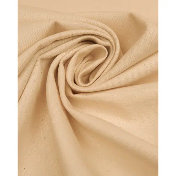 Heavy Weight Cotton Calico Fabric - Natural – view 3 – Truro Fabrics