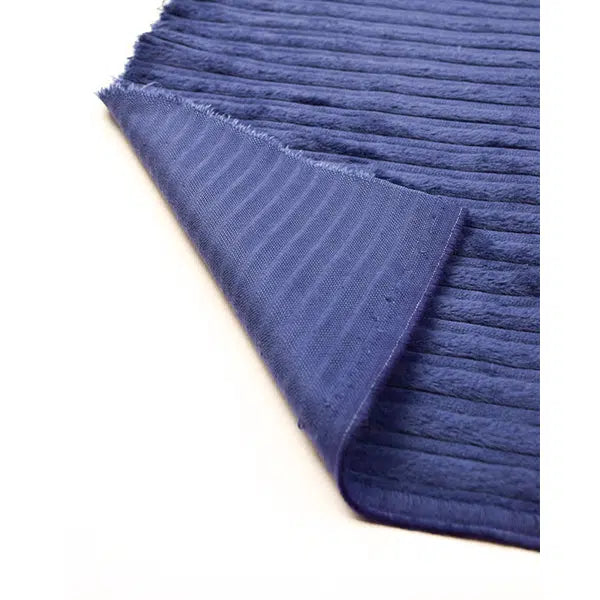 High Low Jumbo Cord Fabric - Blueberry – view 2 – Truro Fabrics