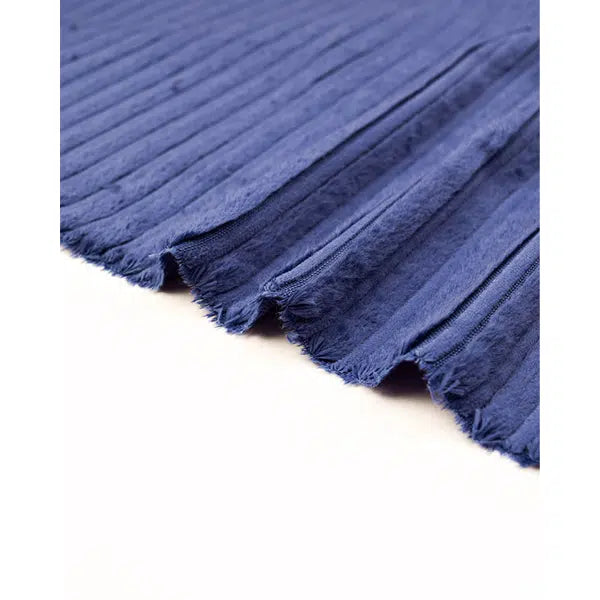 High Low Jumbo Cord Fabric - Blueberry – view 4 – Truro Fabrics