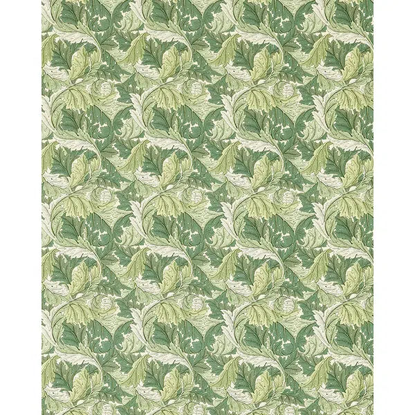 Home Furnishing Fabric - Acanthus - Apple/Sage – view 2 – Truro Fabrics