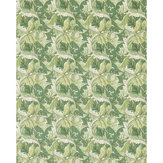 Home Furnishing Fabric - Acanthus - Apple/Sage – view 2 – Truro Fabrics