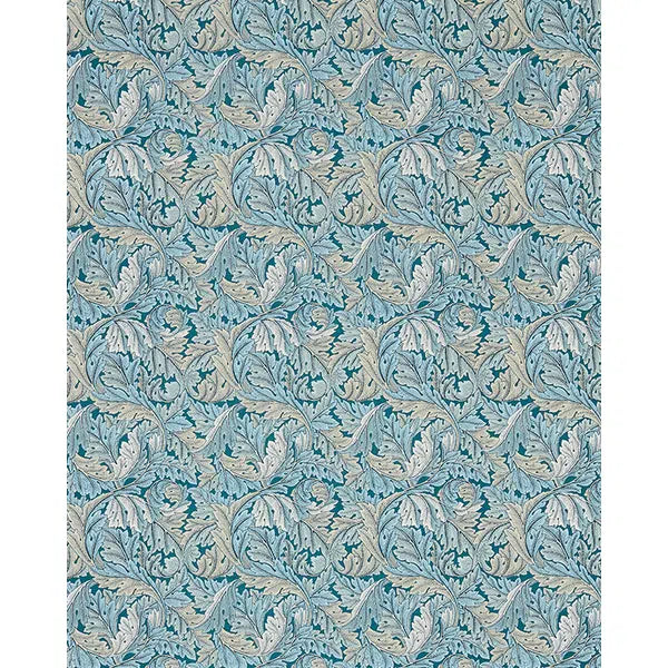Home Furnishing Fabric - Acanthus - Denim – view 2 – Truro Fabrics