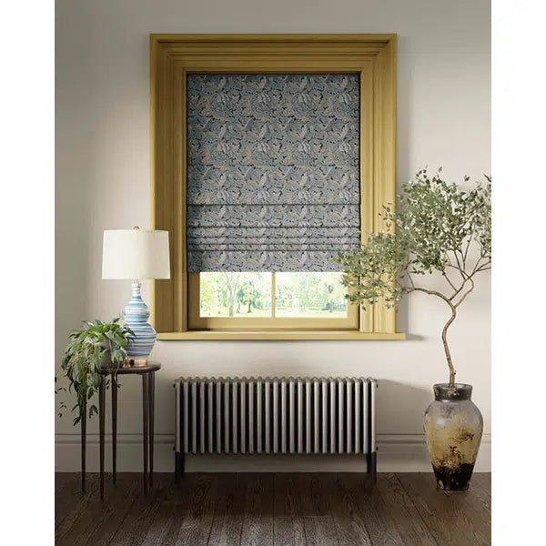 Home Furnishing Fabric - Acanthus - Denim – view 5 – Truro Fabrics