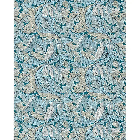 Home Furnishing Fabric - Acanthus - Denim – Truro Fabrics