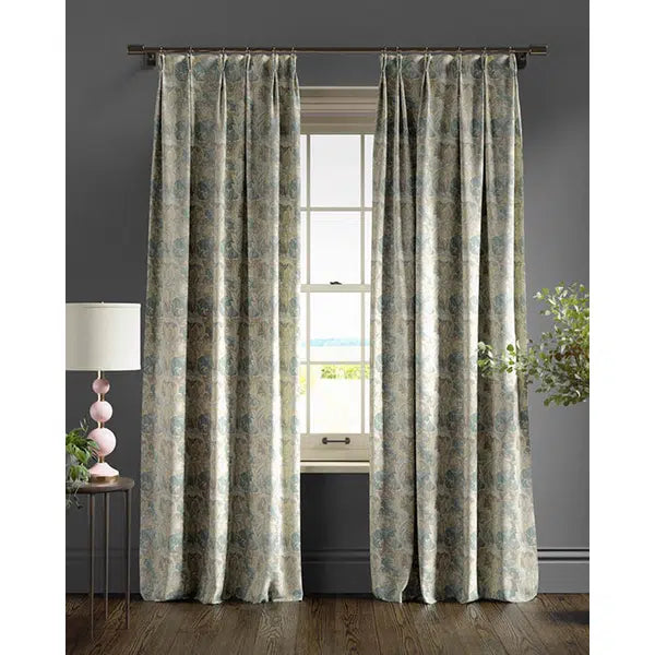 Home Furnishing Fabric - Acanthus - Slate/Dove – view 4 – Truro Fabrics