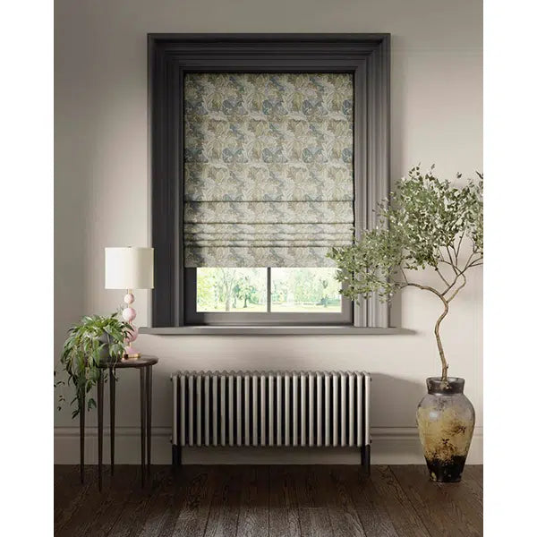 Home Furnishing Fabric - Acanthus - Slate/Dove – view 5 – Truro Fabrics