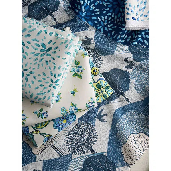 Home Furnishing Fabric - Cara Cobalt – view 3 – Truro Fabrics