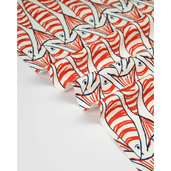Home Furnishing Fabric - Double Width - Padstow Cayenne – view 3 – Truro Fabrics