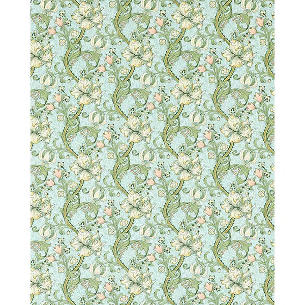 Home Furnishing Fabric - Golden Lily - Apple/Blush – view 2 – Truro Fabrics