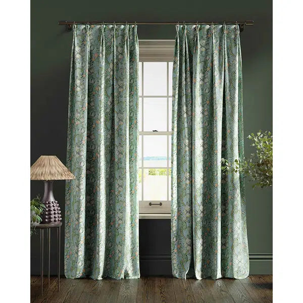 Home Furnishing Fabric - Golden Lily - Apple/Blush – view 4 – Truro Fabrics