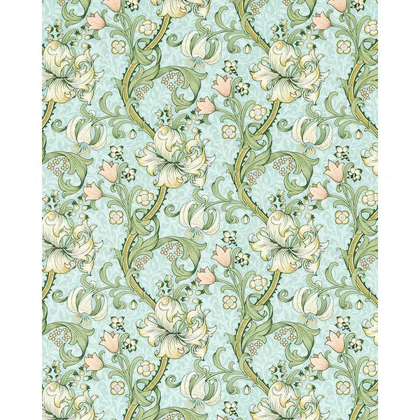 Home Furnishing Fabric - Golden Lily - Apple/Blush – Truro Fabrics