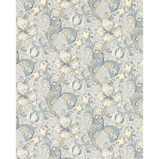 Home Furnishing Fabric - Golden Lily - Slate/Dove – Truro Fabrics
