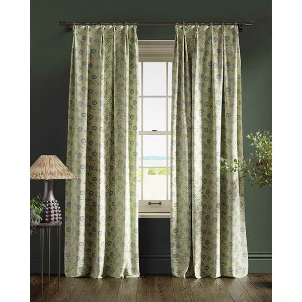 Home Furnishing Fabric - Mallow - Apple/Linen – view 4 – Truro Fabrics