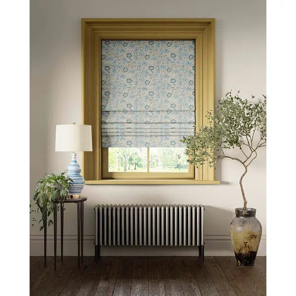 Home Furnishing Fabric - Mallow - Denim/Ivory – view 5 – Truro Fabrics