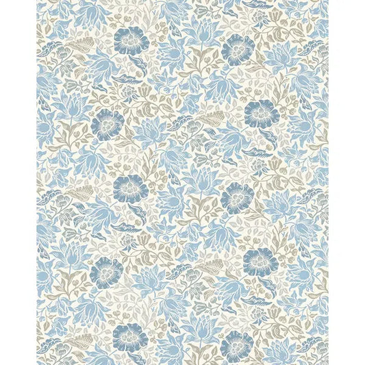 Home Furnishing Fabric - Mallow - Denim/Ivory – Truro Fabrics