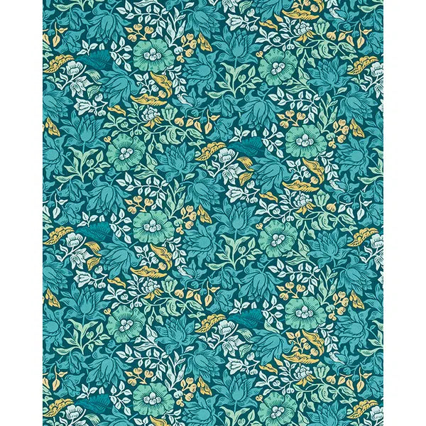 Home Furnishing Fabric - Mallow - Teal – Truro Fabrics